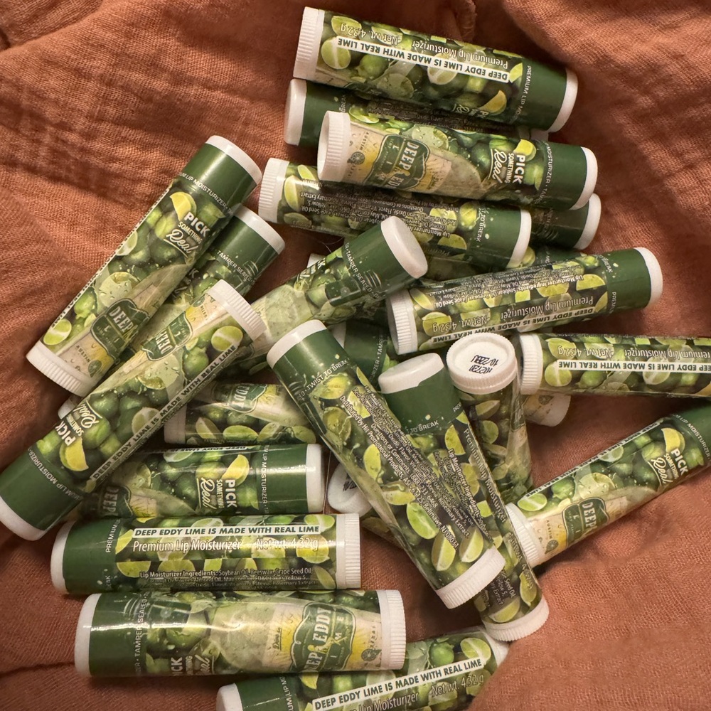 24 Deep Eddy Lime chapsticks
